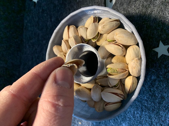 clever snack bowl box+Version II+ peanut pistachio seeds shell with double bottom