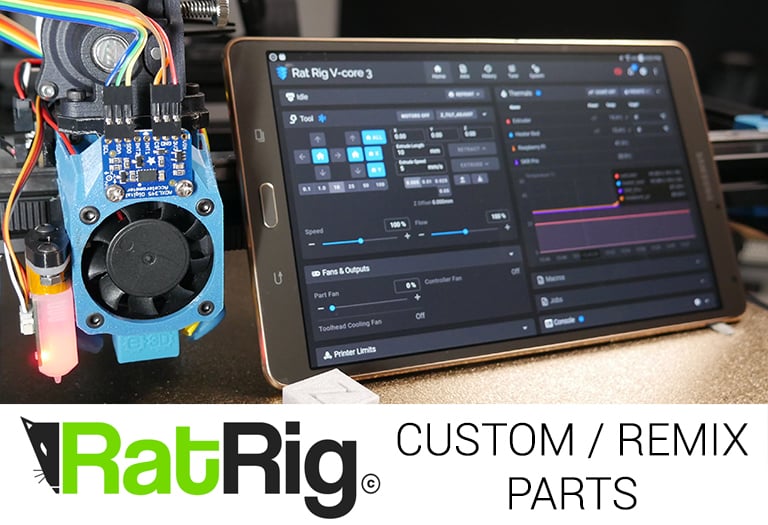 Rat Rig v-core 3 custom parts