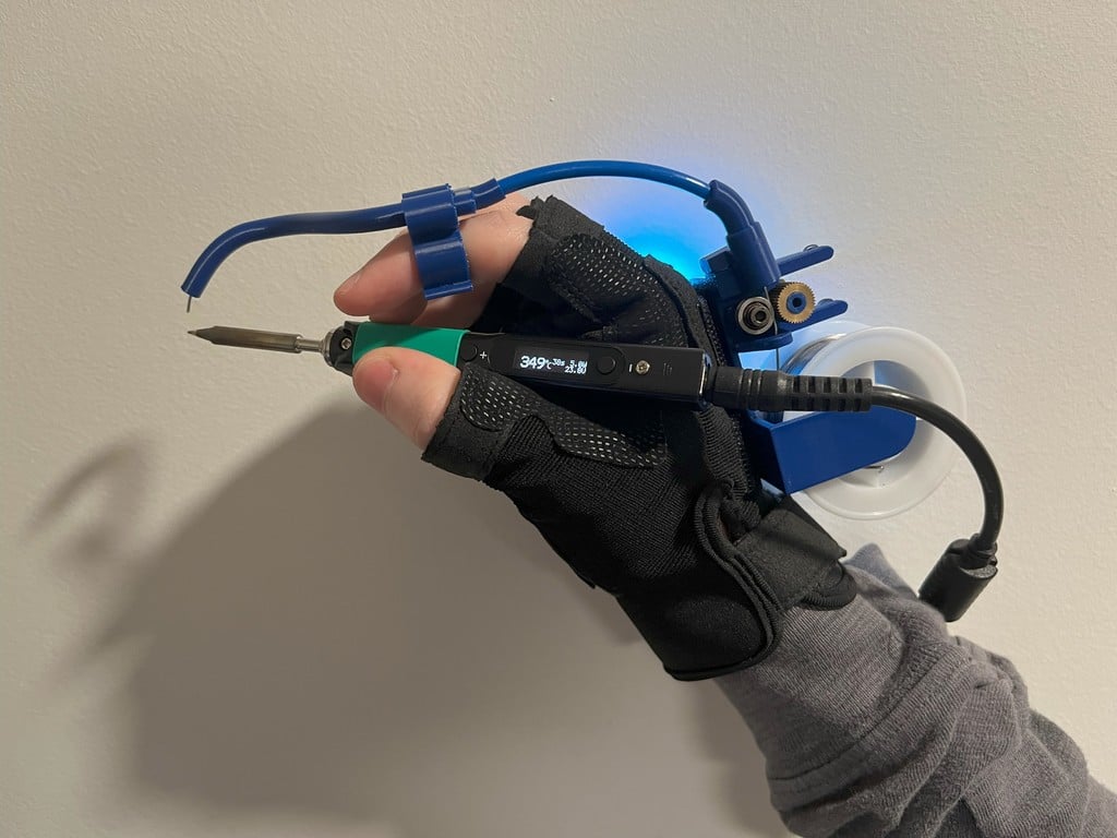 One-Handed Soldering Tool 2.0  Effortless Soldering With Only One Hand by  RoboticWorx - Thingiverse