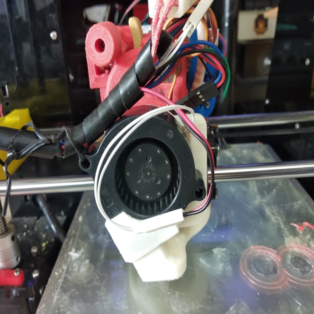 Circular Fan Duct for Anet A6 Zeus X Carriage