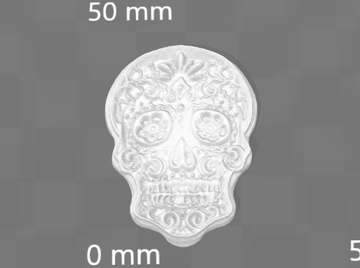 Sugar Skull Badge