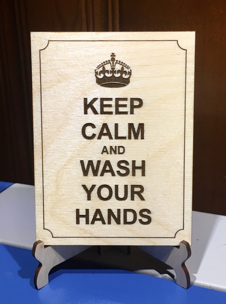 Keep Calm & Wash Hands