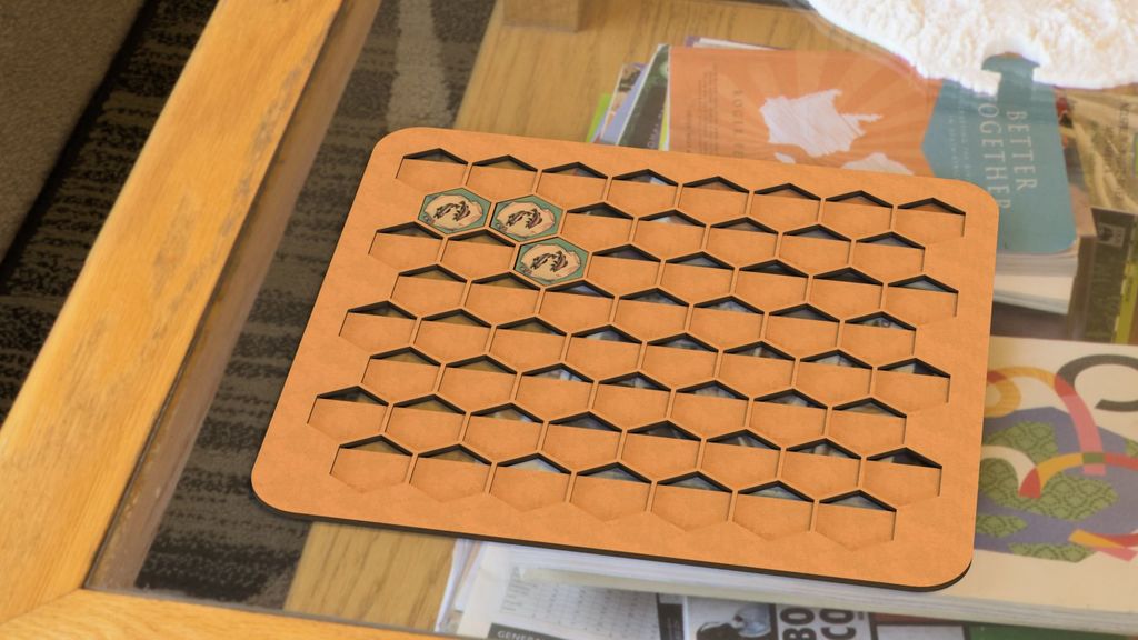 Hey, That's My Fish!, Tile Grid, Laser-Cut