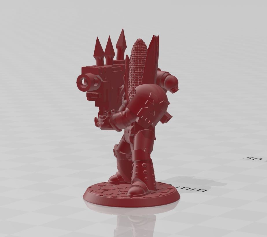 Kernel Korn - Heavy Weapon, Chaos Space Knight