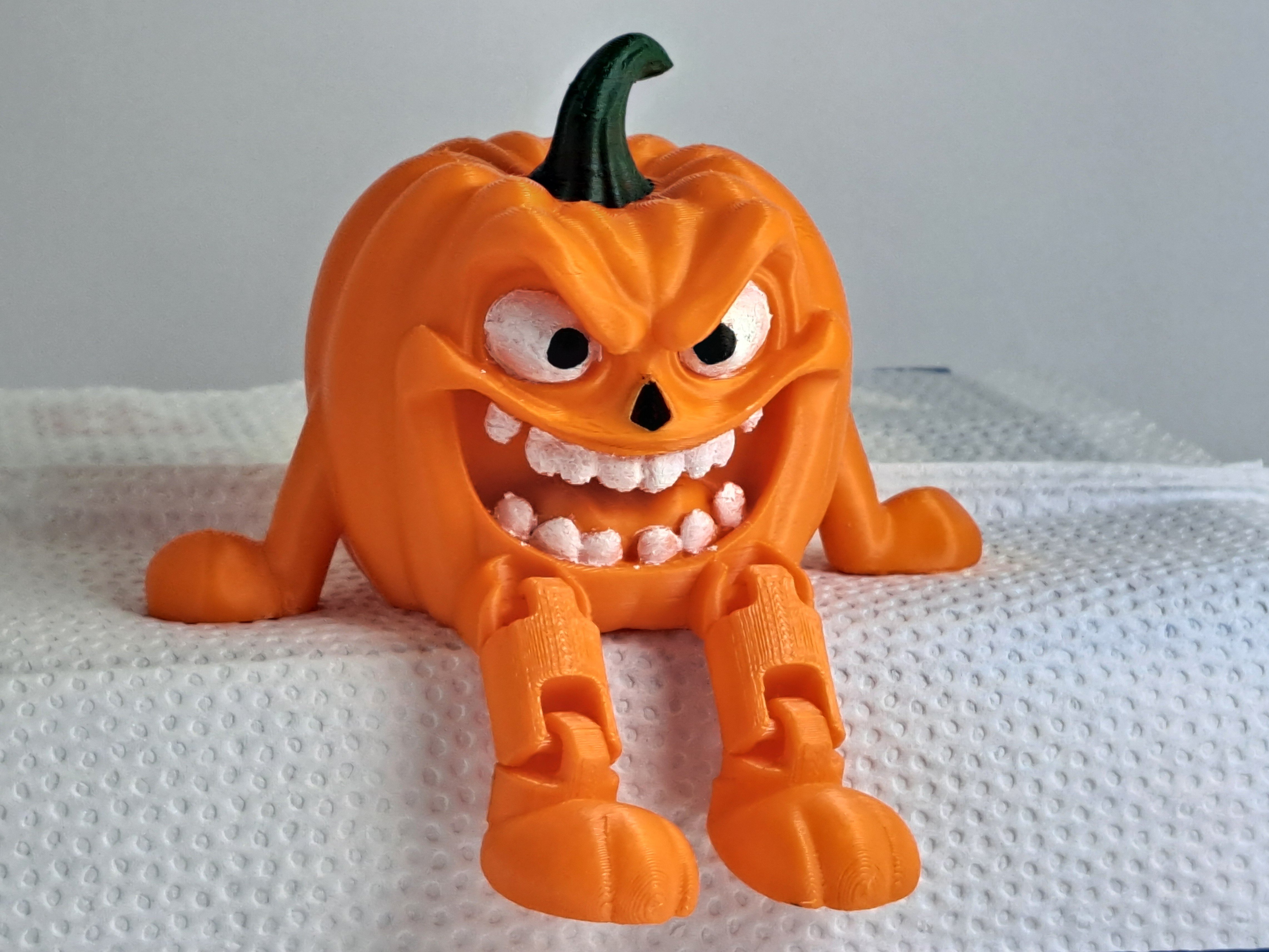Articulated Pumpkin - Flexi Halloween Cute Friend