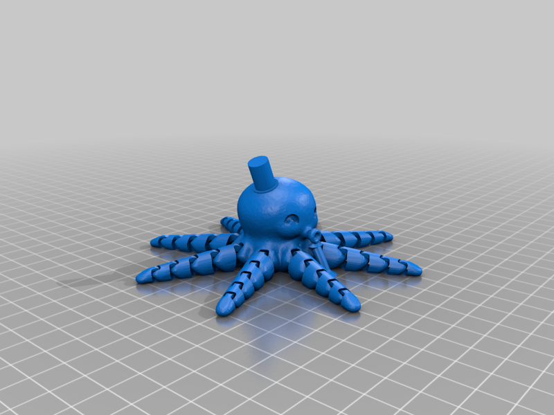 Octopus With Mini Top hat