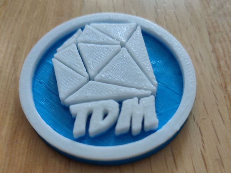 Makes Of Dantdm Logo Badge By Spotty33cool Thingiverse