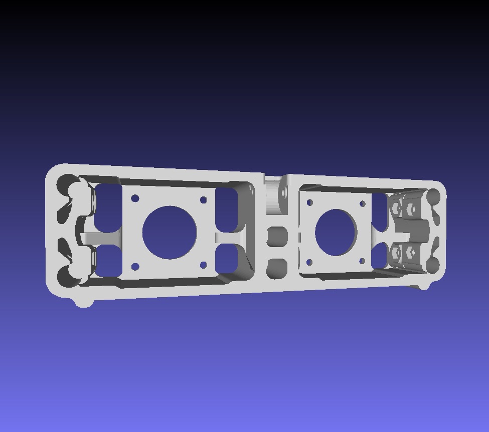 Remix face arrière pour double moteurs d'extrusions
