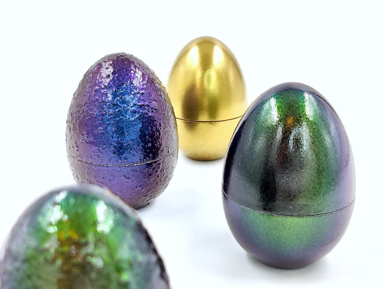 UPDATED - Locking Egg with Key - Great for Easter Egg Hunts and Geocaching!