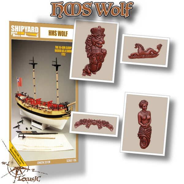 HMS Wolf Ship Elements (model-shipyard.com)