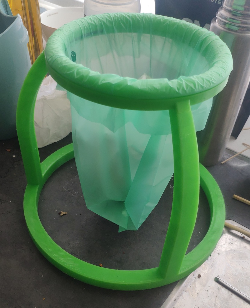 Holder for small compost bag