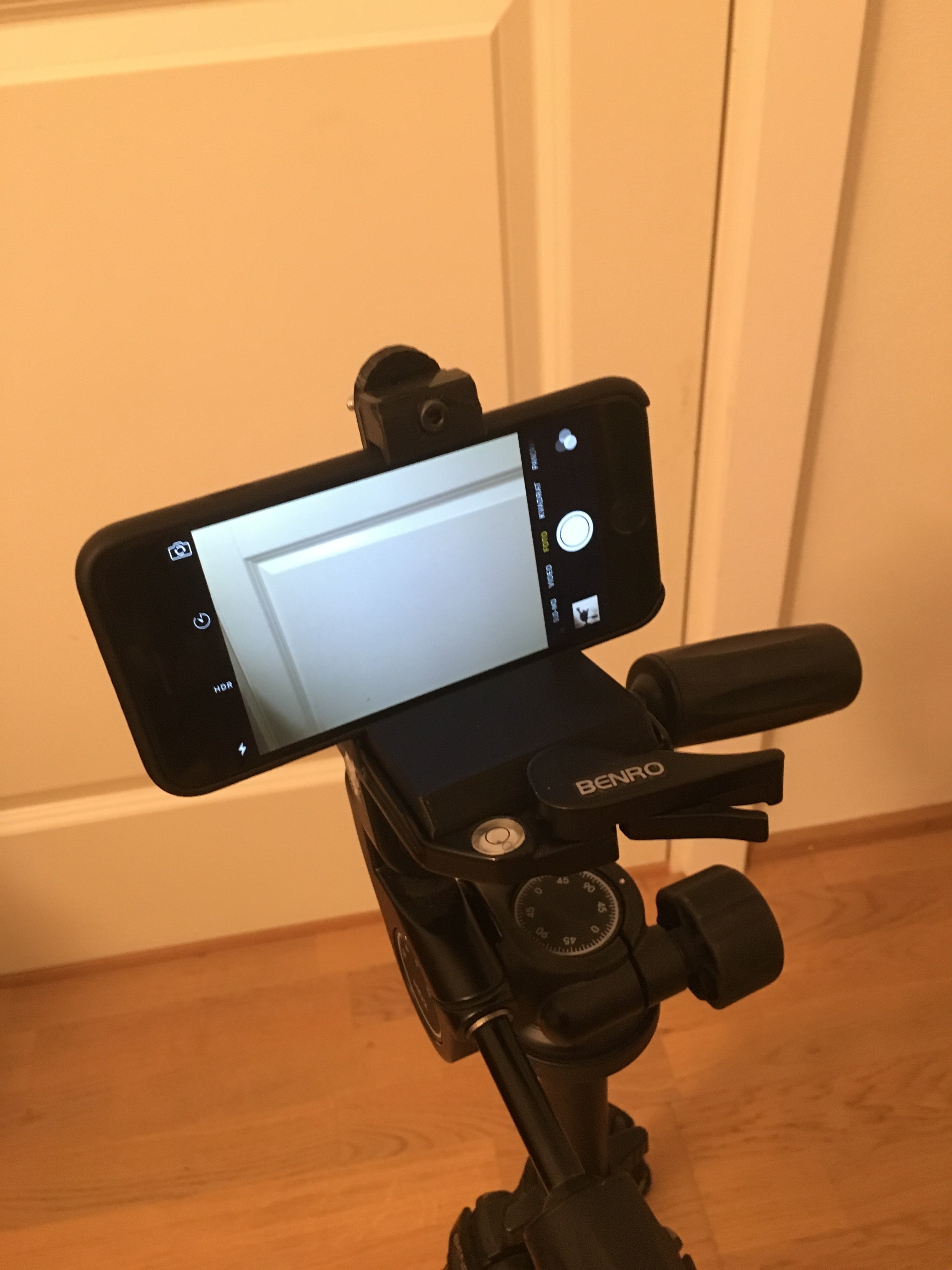 Cell Phone Tripod Mounting Plate