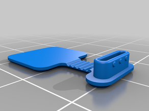 [Remix] TPU cover of smartphone USB Type-C connecter [rear side] 3D model