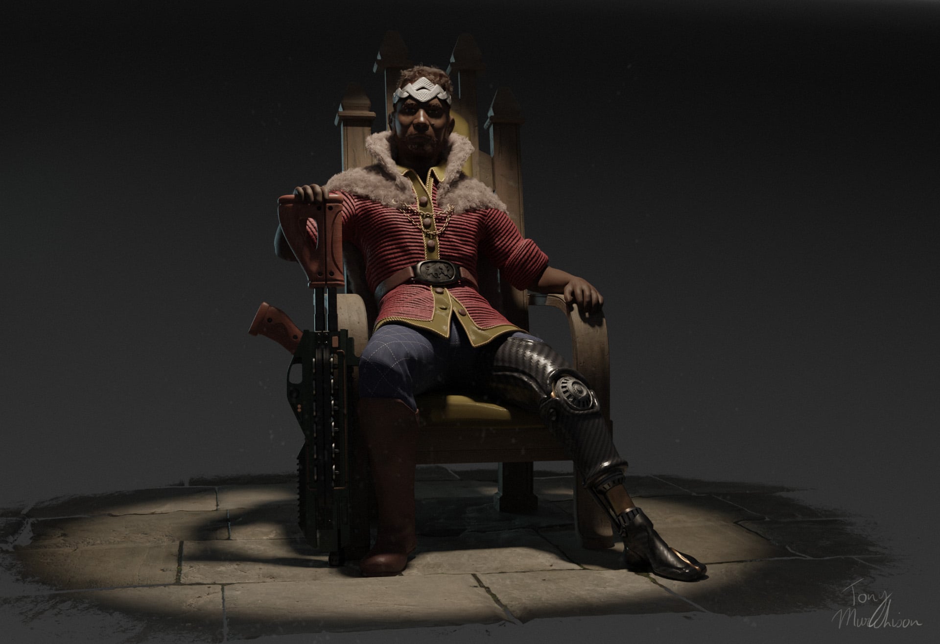 Sir Steak, Count of the Desert - Tabletop Miniature