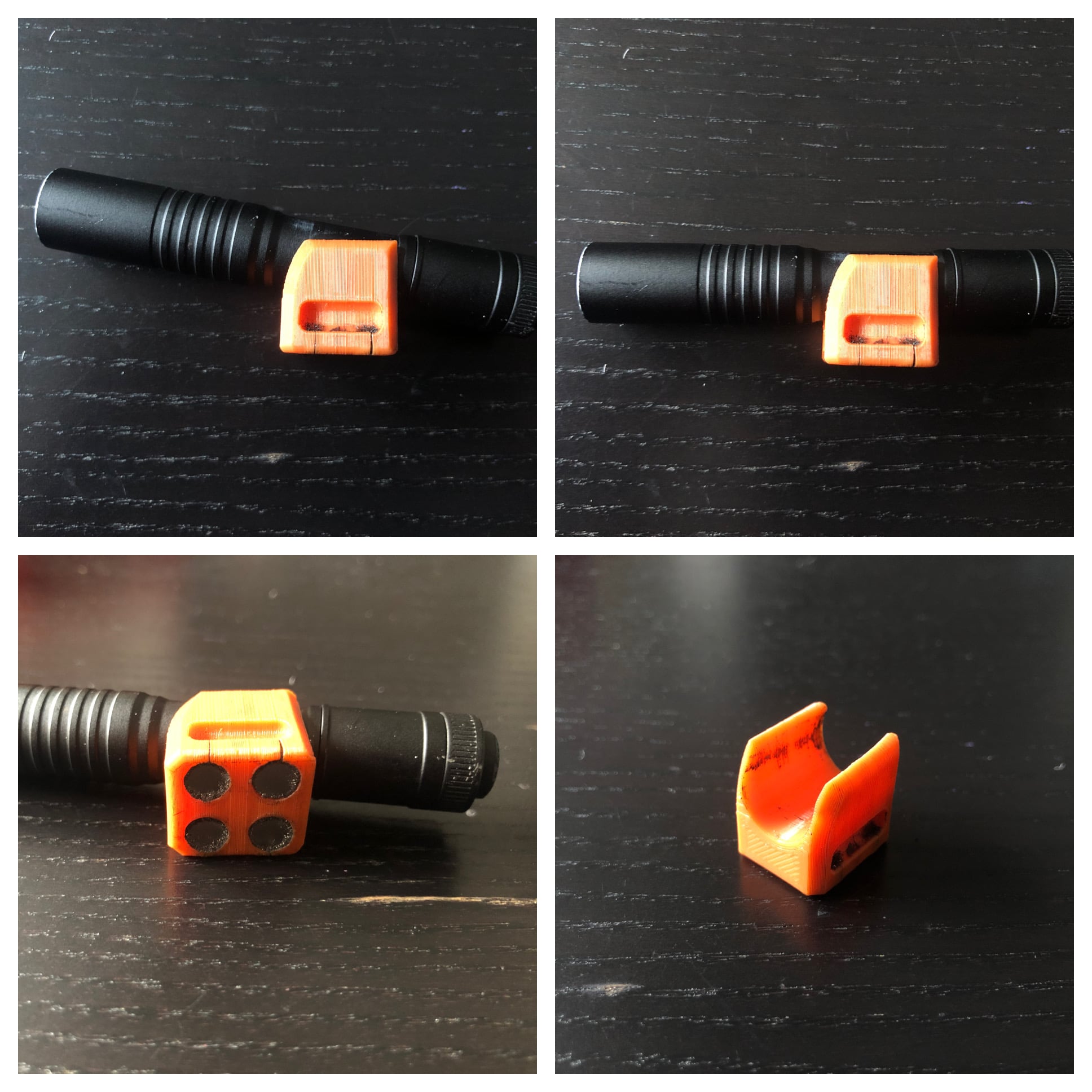 MAGNETIC FLASHLIGHT HOLDER
