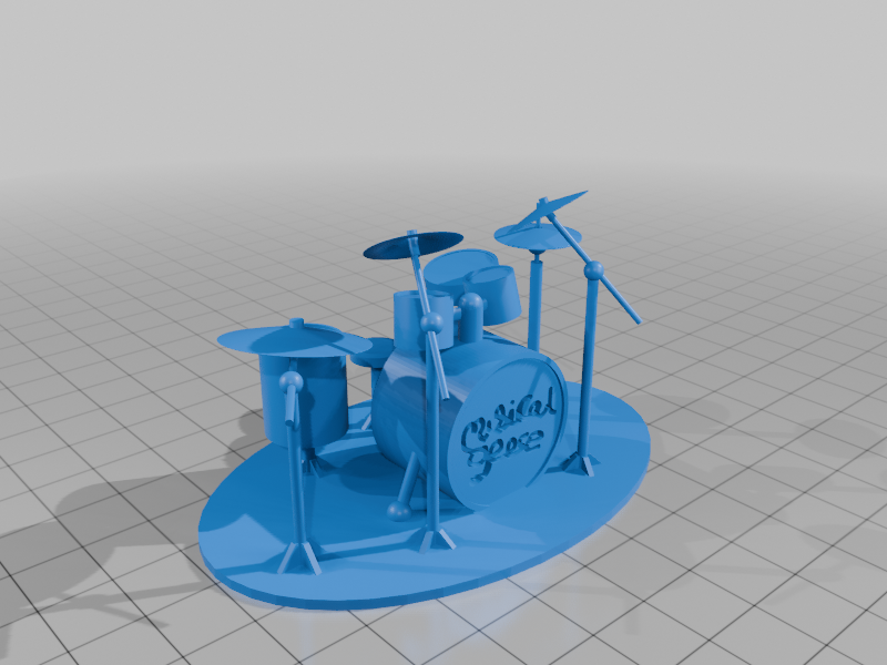 Miniature drum kit