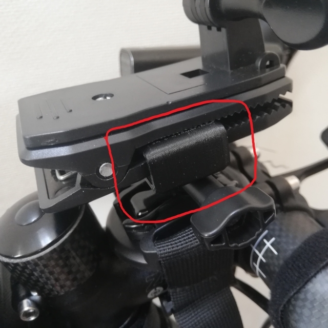 Bracket for action cam clip mount