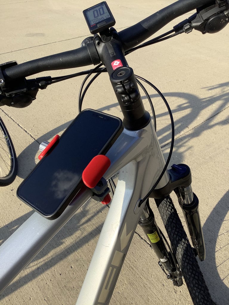 Phone mount for Trek Bicycle crossbar