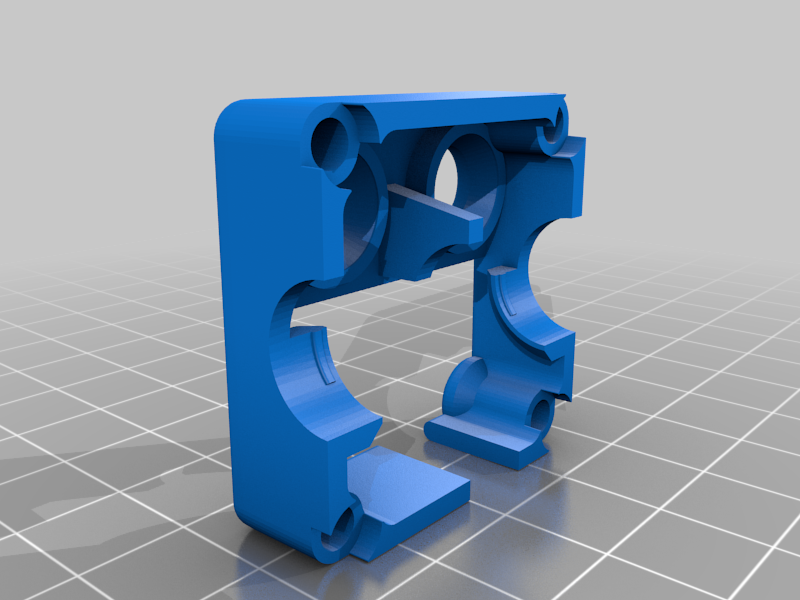Ultimaker 2 Print Head Top with cutout (Part 1320)