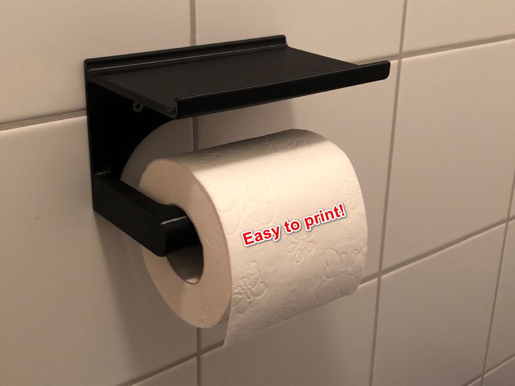 Holder toilet paper with tray