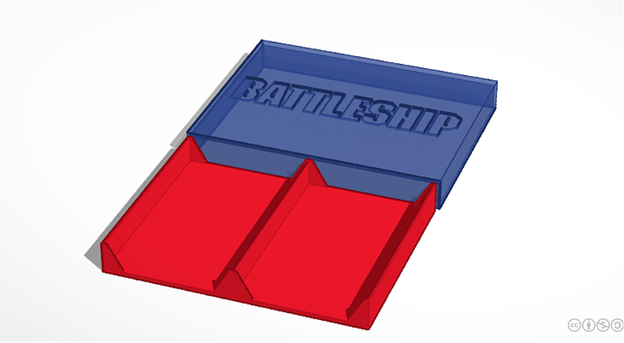 Battleship Card Game Case