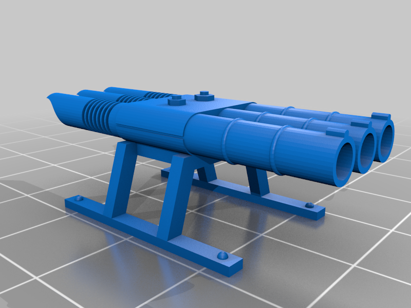 Gaslands Missile pod 3D model
