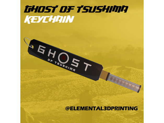 Ghost Of Tsushima Keychain