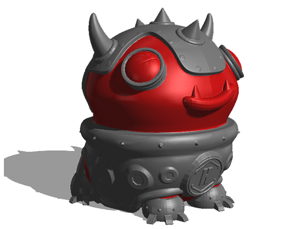Mascota Hellbot para Magna DUAL en dos colores (Doble Extrusor)