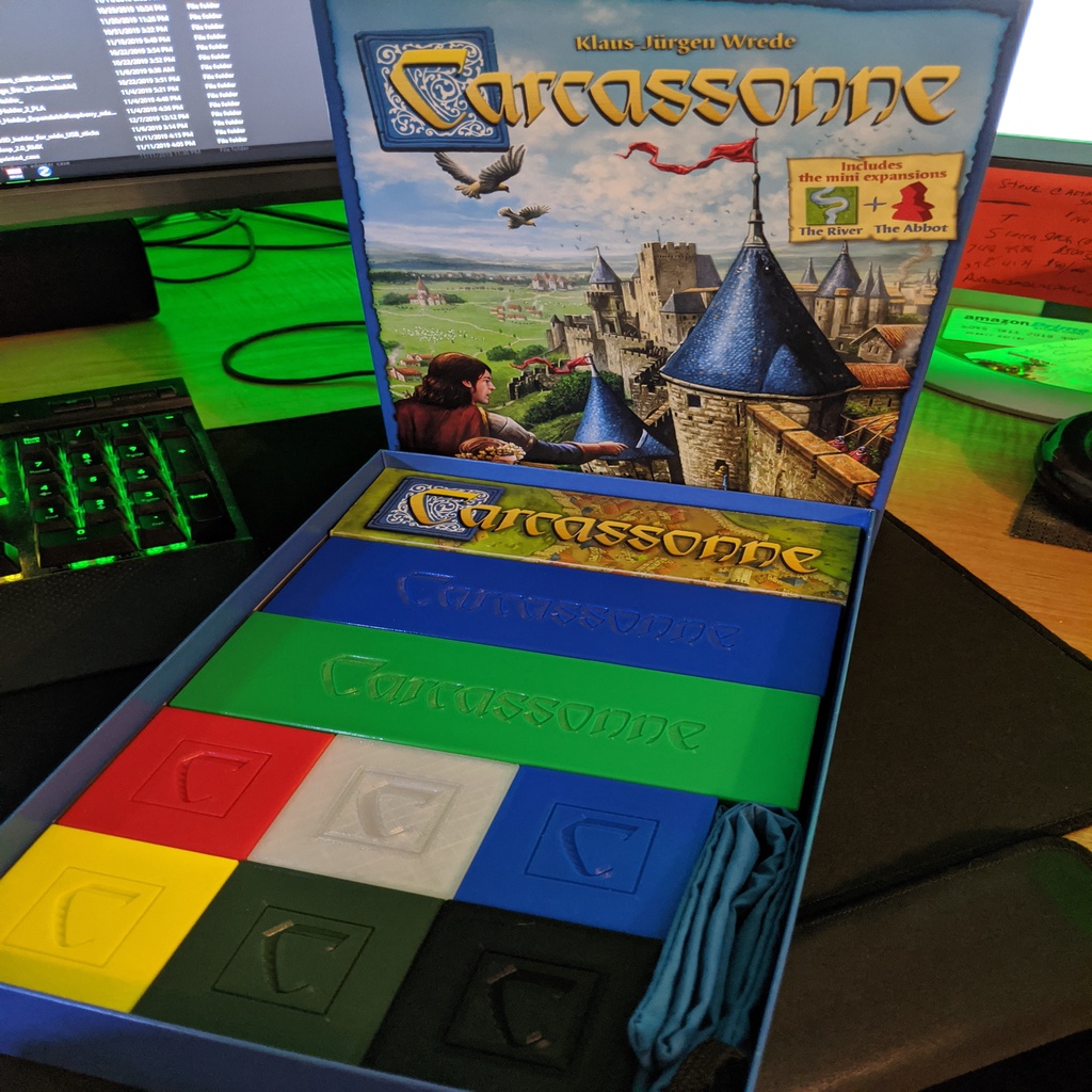 Carcassonne Storage and Organizers including Expansions