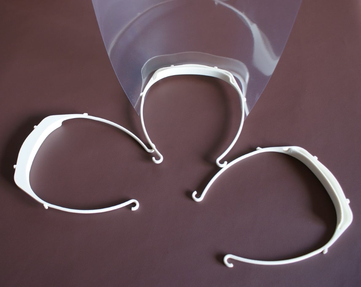 Face shield holder