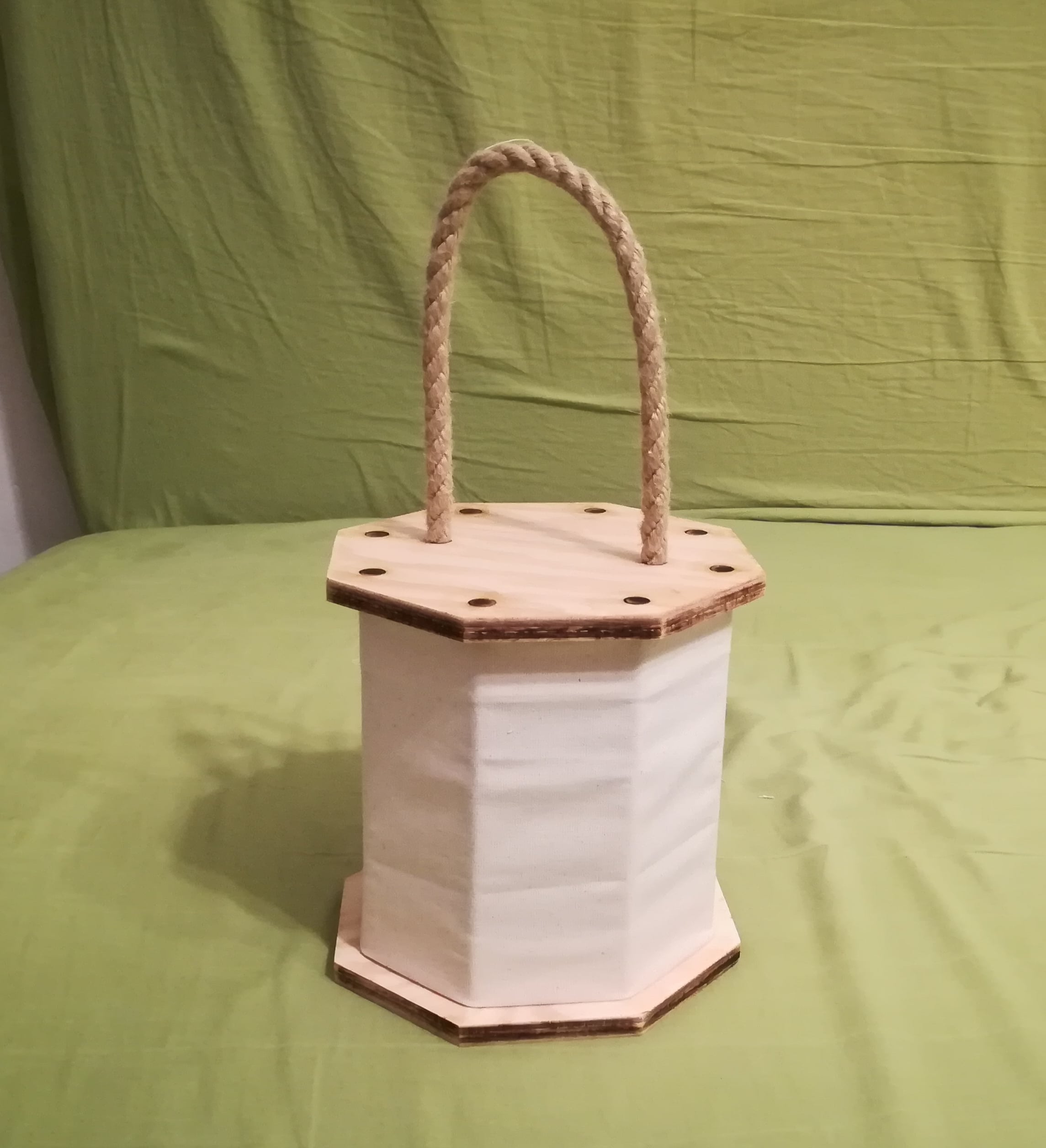 Plywood LED Lantern