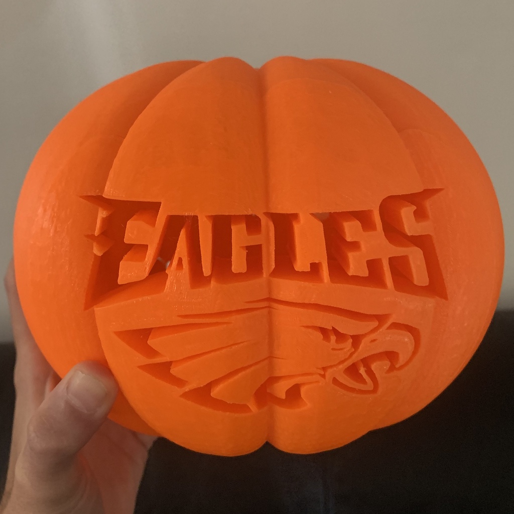 Eagles Jack O'Lantern Halloween Face