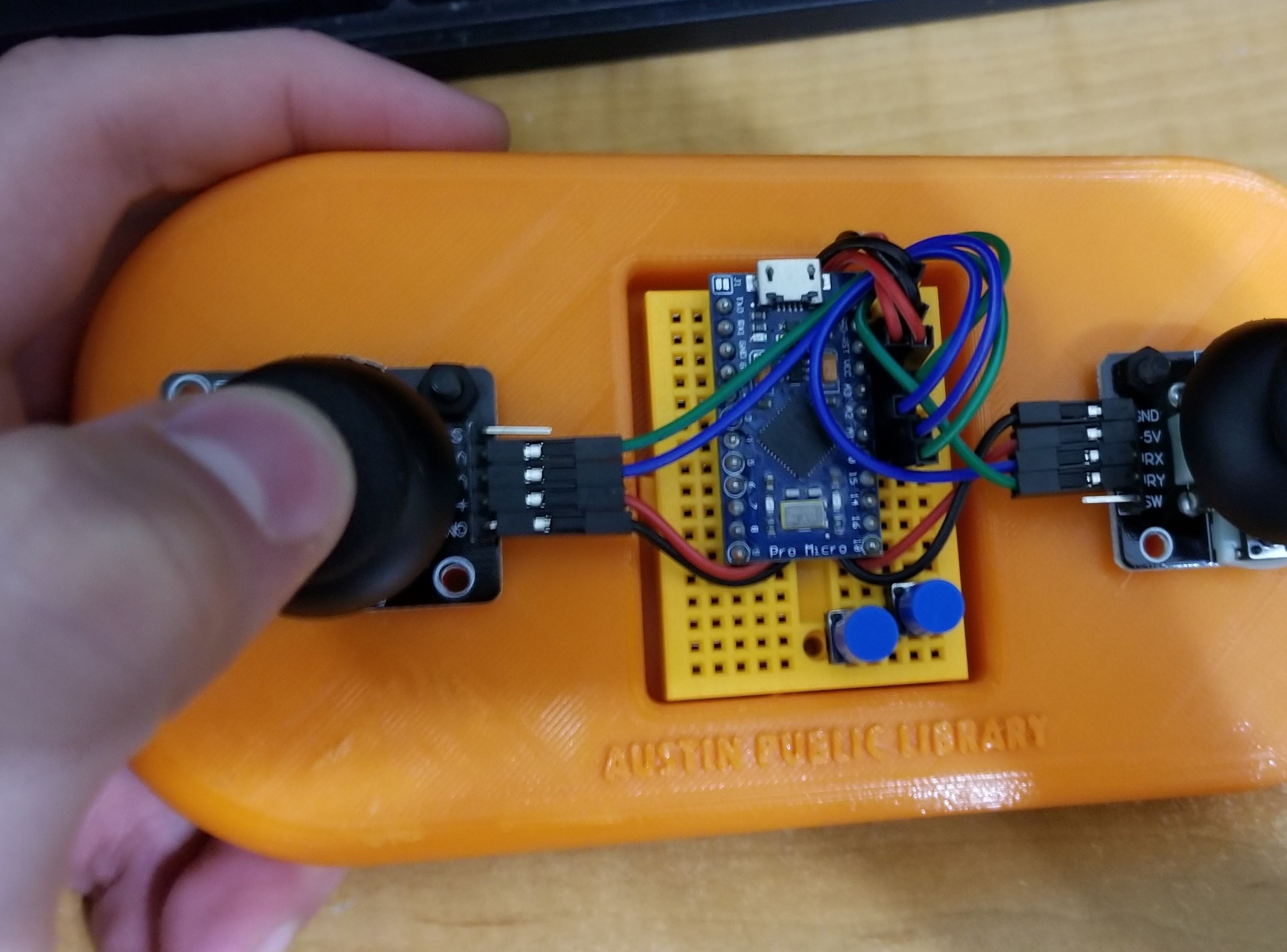 Arduino PC Gamepad (Austin Public Library)