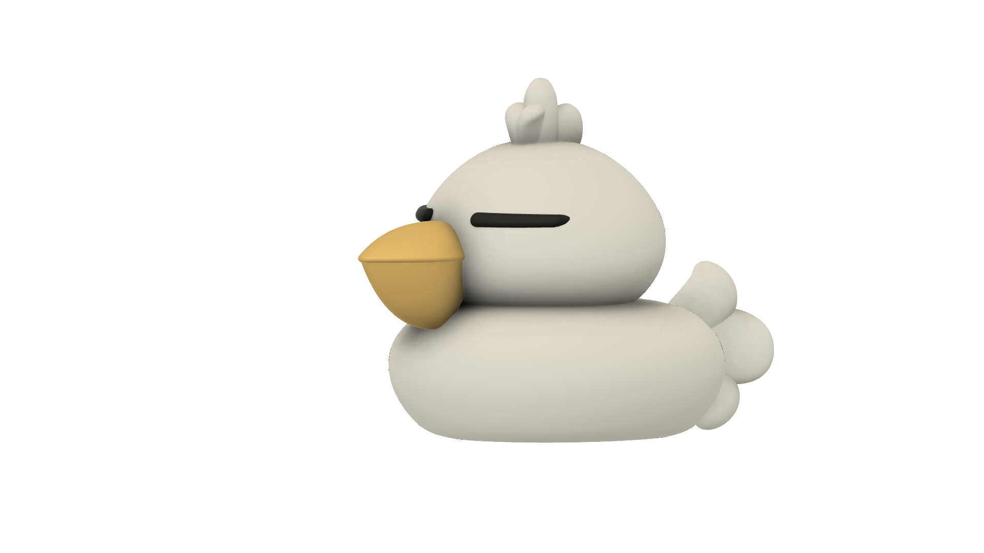 Sleeping Pelican (Bath Toy)
