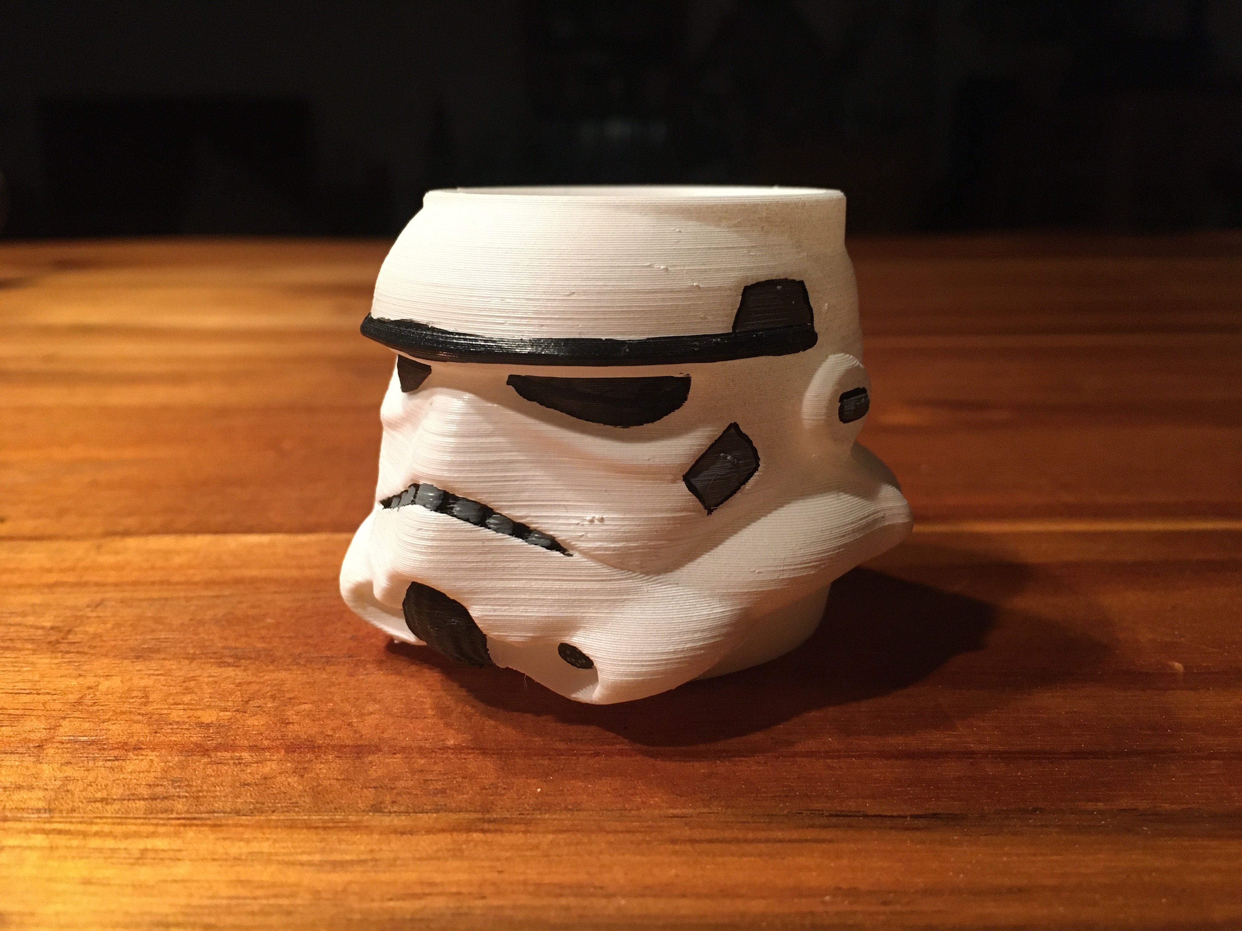 Stormtrooper egg cup stackable
