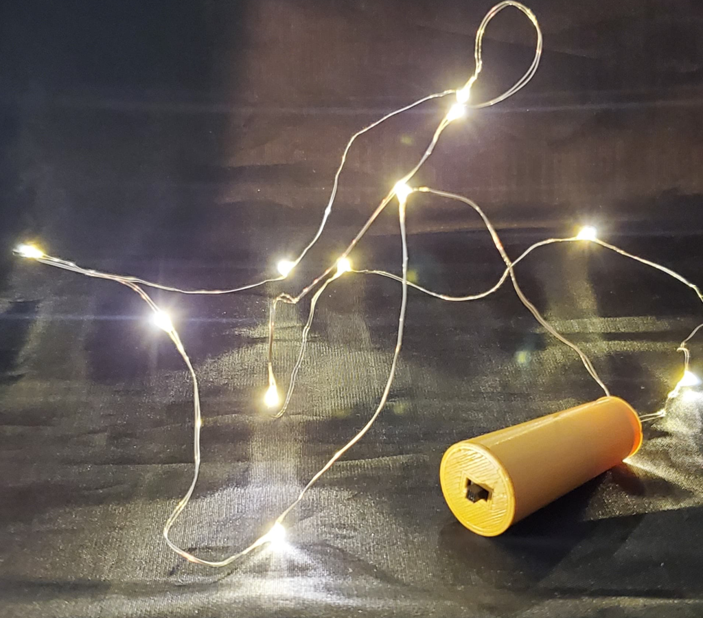 String LED Cork Light