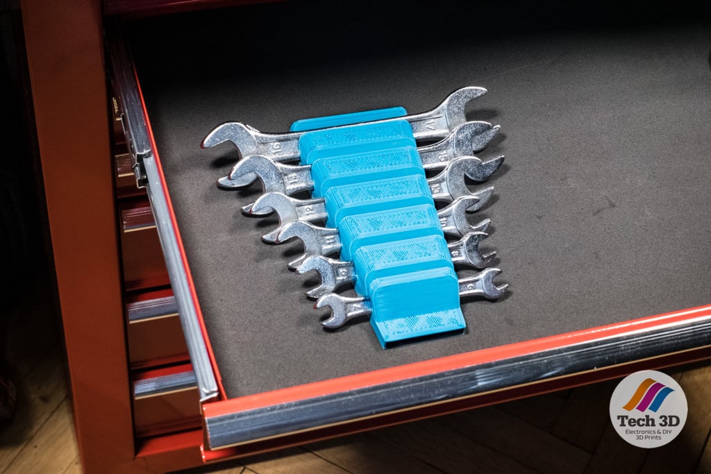 Small Wrench Organizer for Tool Drawer