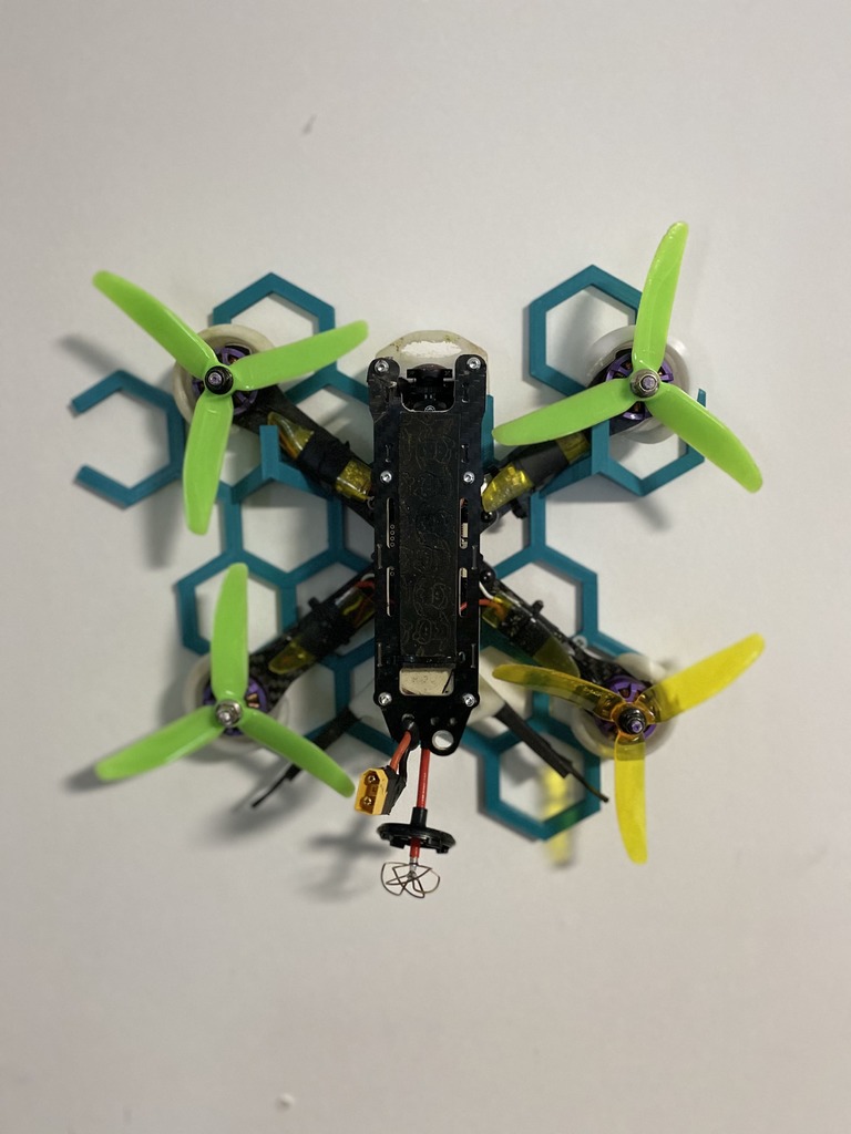 Drone Wall Hanger - Honeycomb