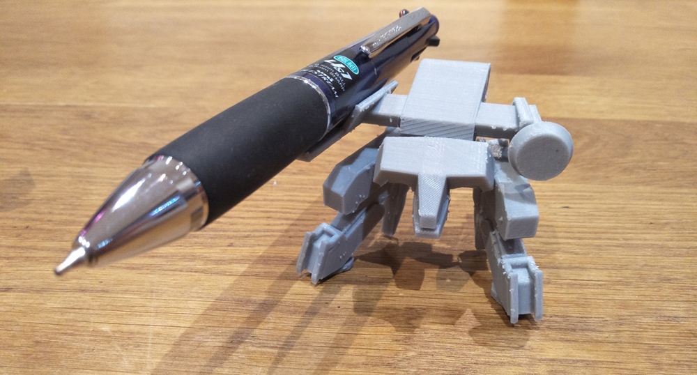 Metal Gear Rex pen holder