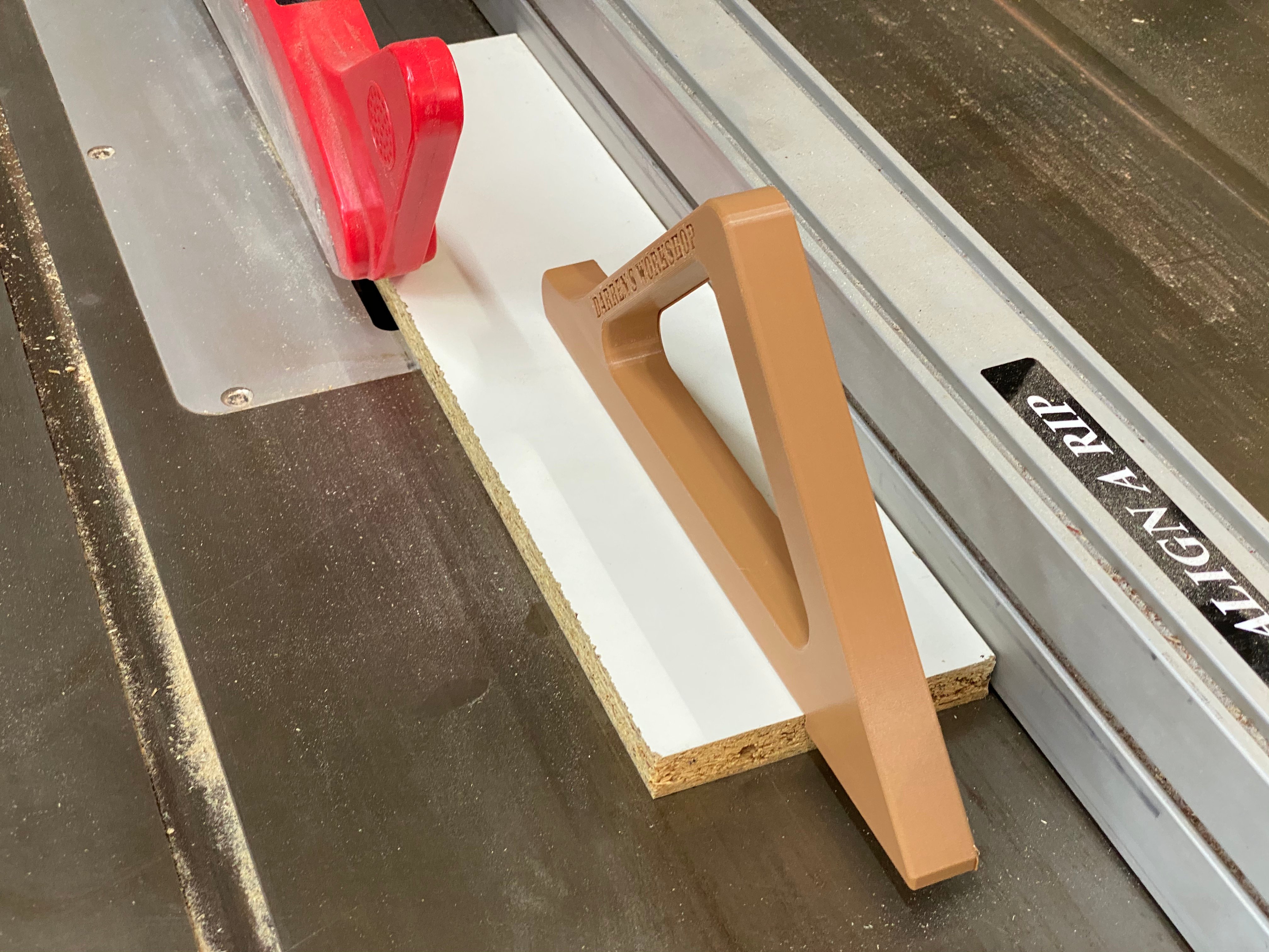 Easy print push stick