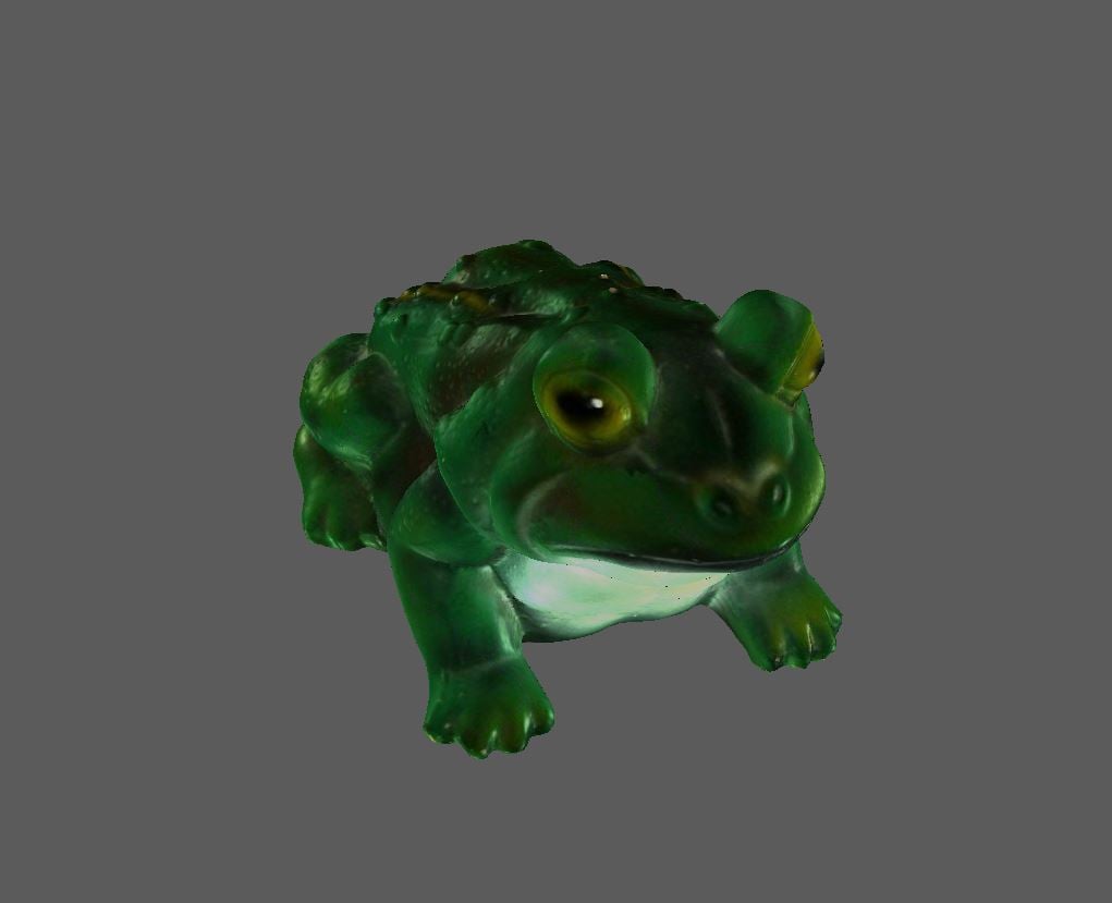 Frog Sculpture 3D Scan