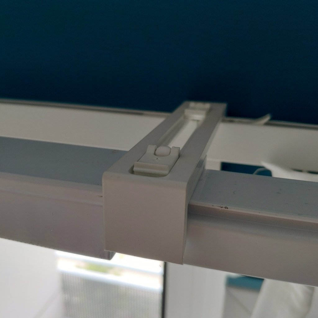DT62 tracks to Ikea VIDGA mount for Aqara Smart Curtain (Xiaomi)