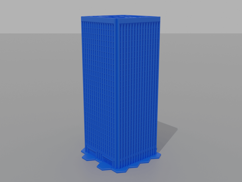 6mm Office Tower 7B - Hexed and Hexless