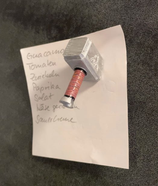 Thor's Hammer (Mjolnir) Fridge 10mmx2mm Magnet