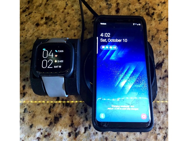 does the fitbit versa 2 have wireless charging