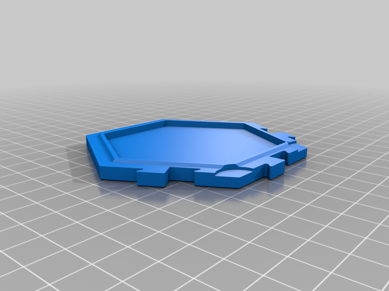 Catan Interlocking Tile Base (no magnets, solid base)