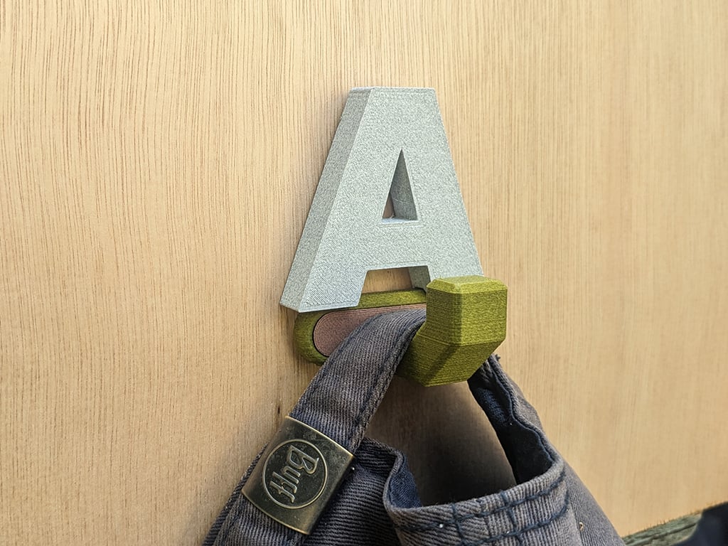 Letter coat hangers