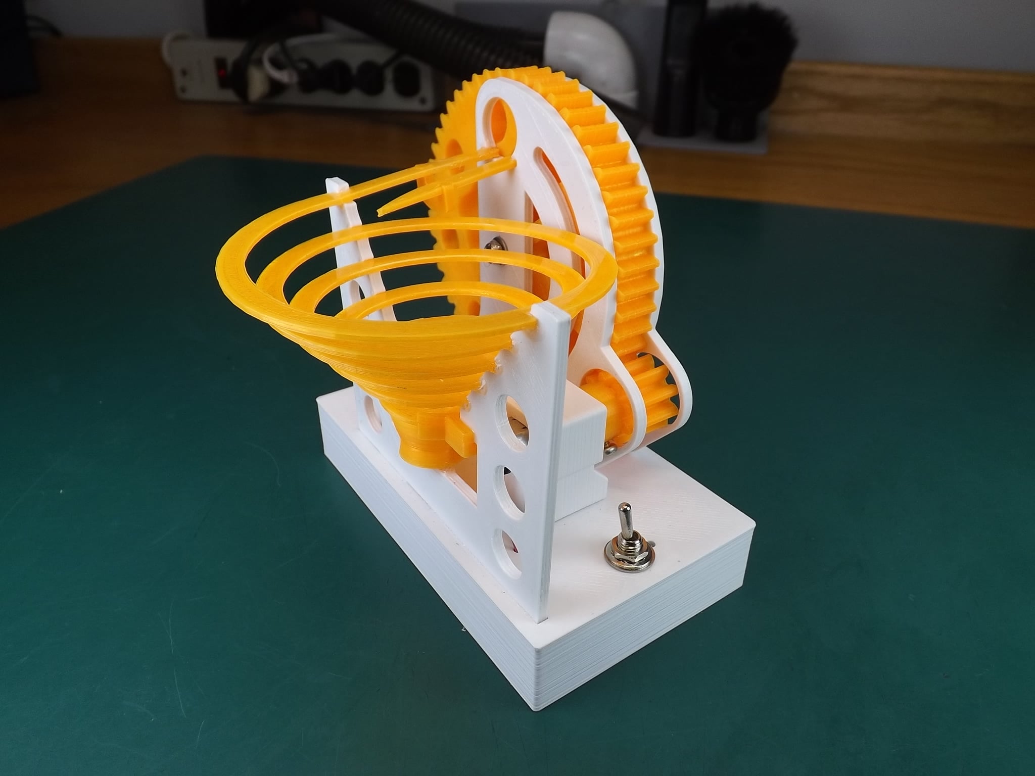 Battery Base For Motorised Marble Machine