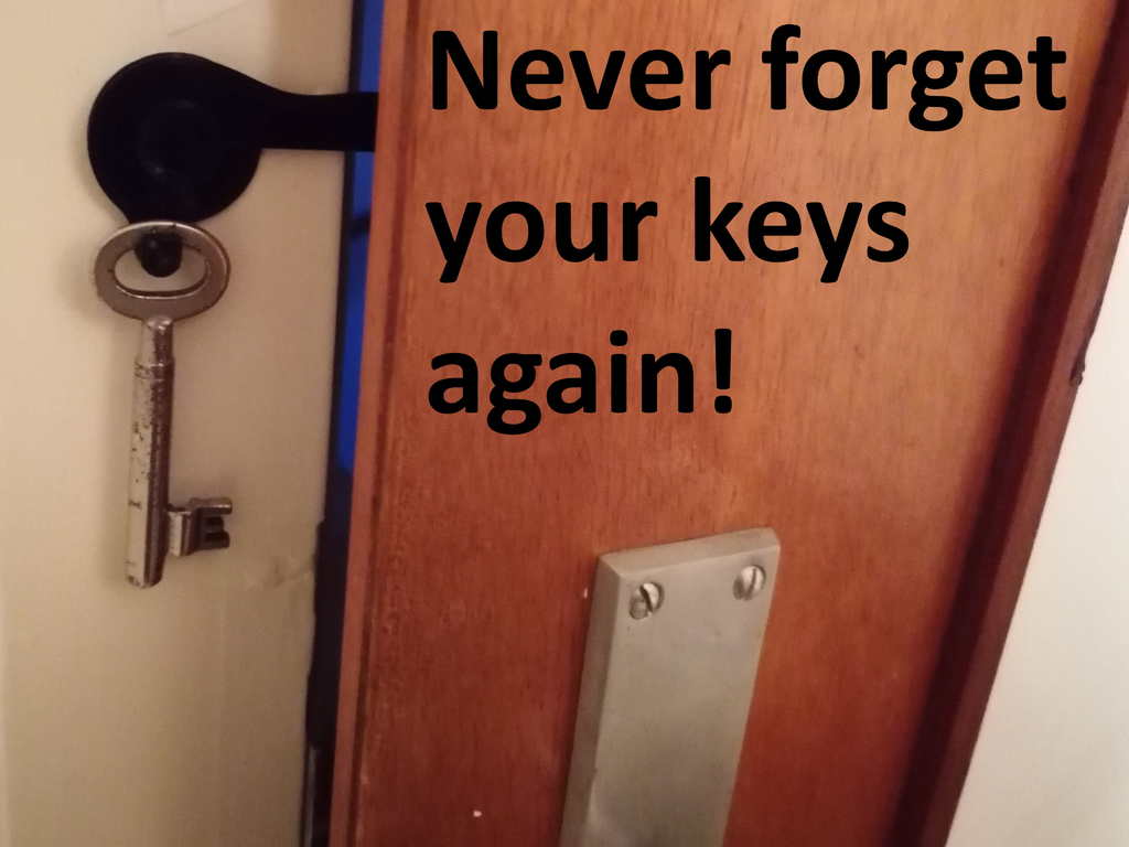 Never forget your keys again