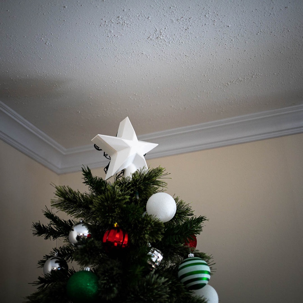 Christmas Tree Star Topper with Lights